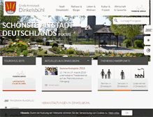 Tablet Screenshot of dinkelsbuehl.de